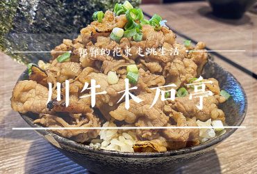 【台東市區】川牛木石亭┃台東第一家大肉量日式炙燒丼飯┃