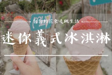 【台東長濱】迷你義式冰淇淋mini Gelato┃假日限定冰品專賣屋，在地食材的精緻手作┃