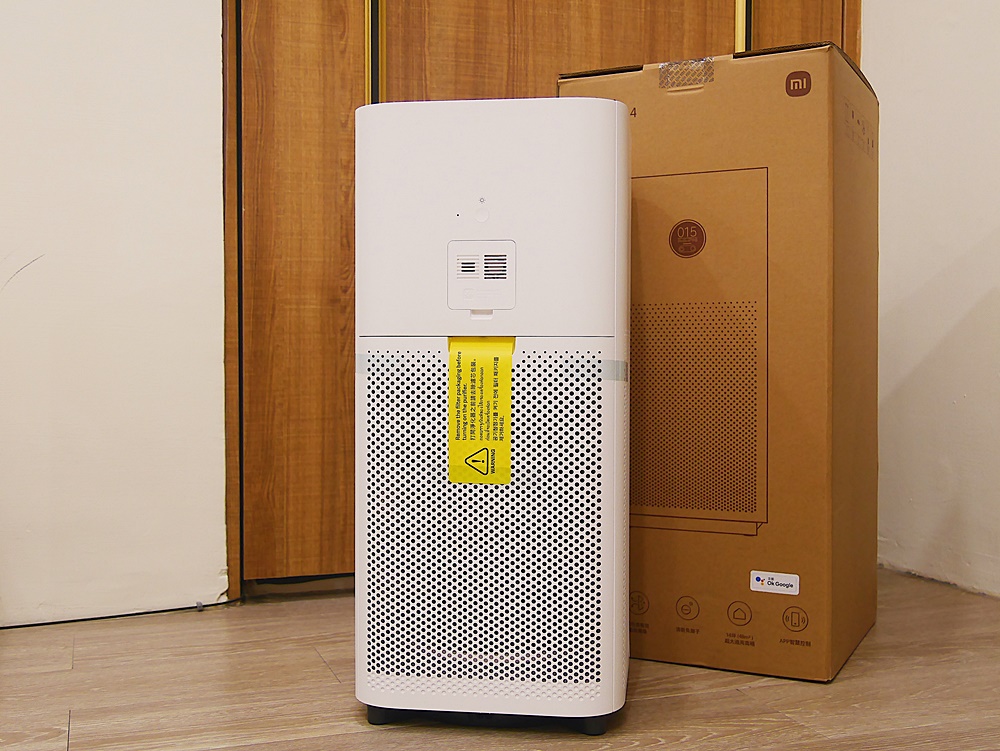 【家電開箱】小米空氣淨化器4┃讓呼吸的空氣健康潔淨，跟過敏兒說掰掰的智慧家電┃