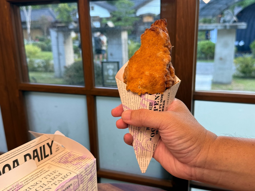 【花蓮市區】OOA將軍府×陳耀訓・麵包埠┃世界冠軍麵包的在地聯名，必吃金沙芋泥可頌┃